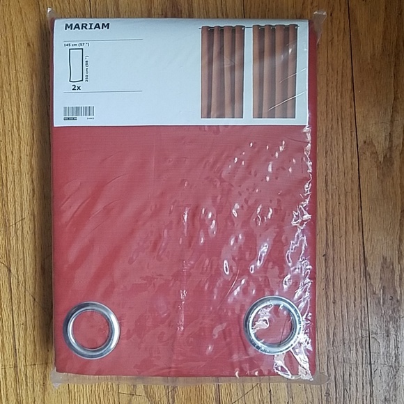 Ikea Accents Burnt Orange Mariam Curtains Poshmark